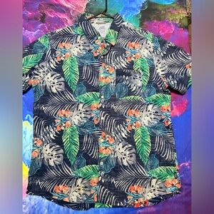 Tropical Print Men's Shirt by Izod